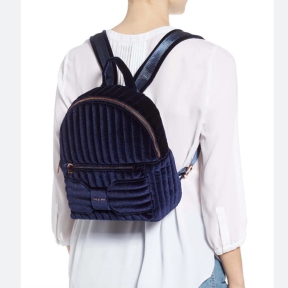 NWT Ted baker velvet bow back bag - Picture 1 of 4